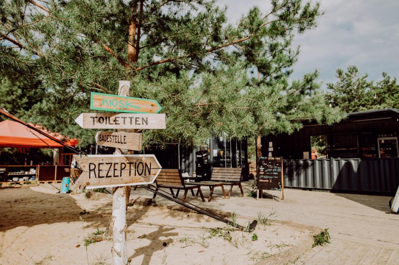 Raus Und Gut Glamping Am Graebendorfer See Drebkau Ngoại thất bức ảnh