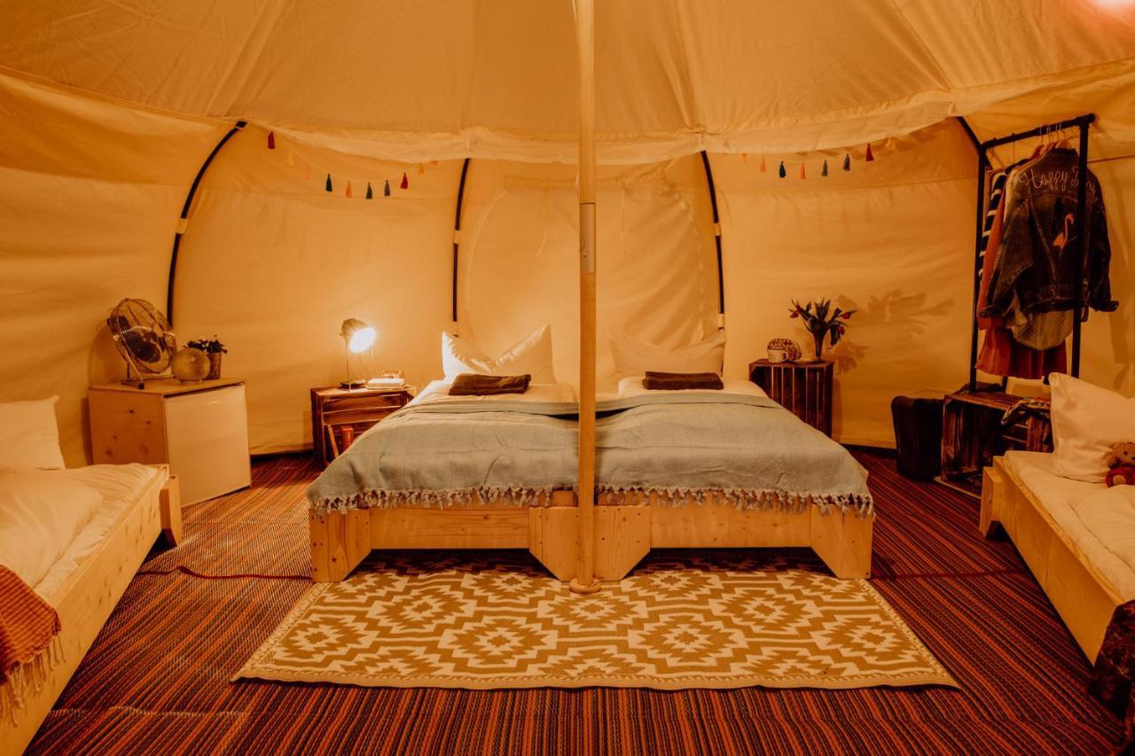 Raus Und Gut Glamping Am Graebendorfer See Drebkau Ngoại thất bức ảnh