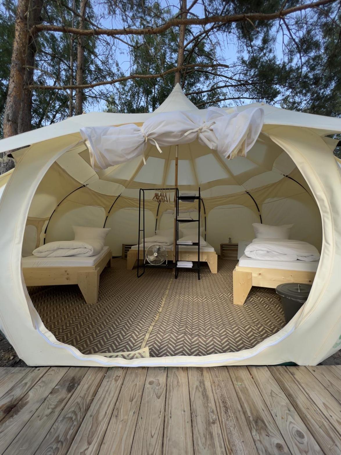 Raus Und Gut Glamping Am Graebendorfer See Drebkau Ngoại thất bức ảnh
