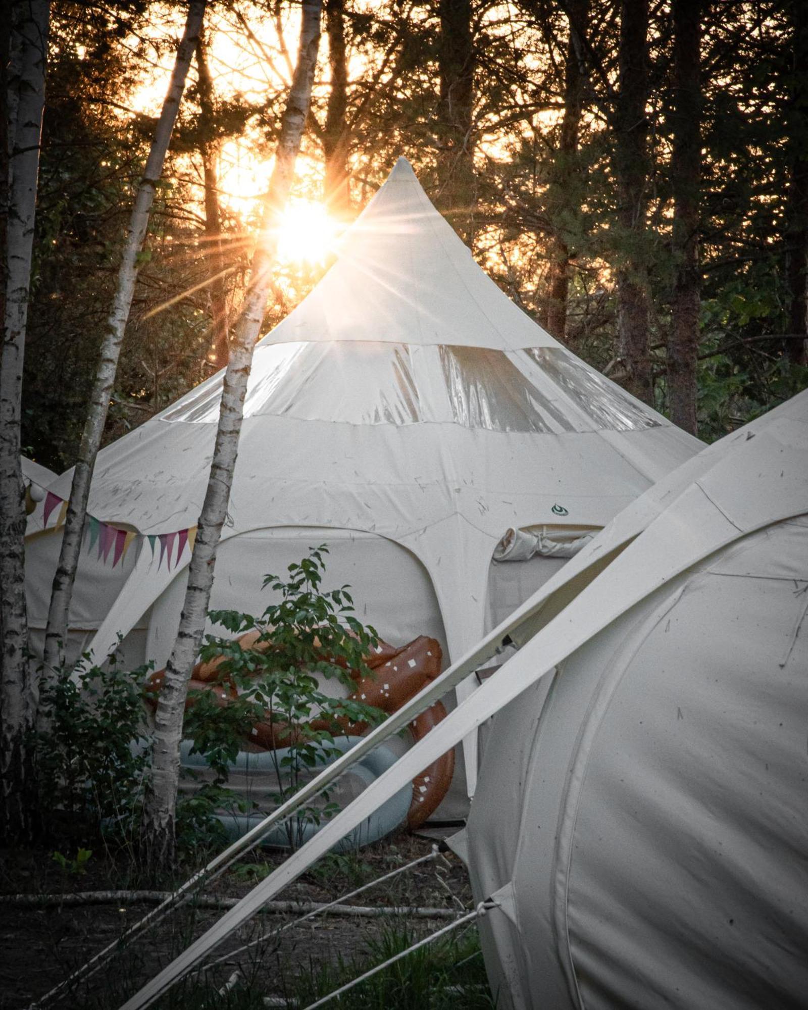 Raus Und Gut Glamping Am Graebendorfer See Drebkau Ngoại thất bức ảnh