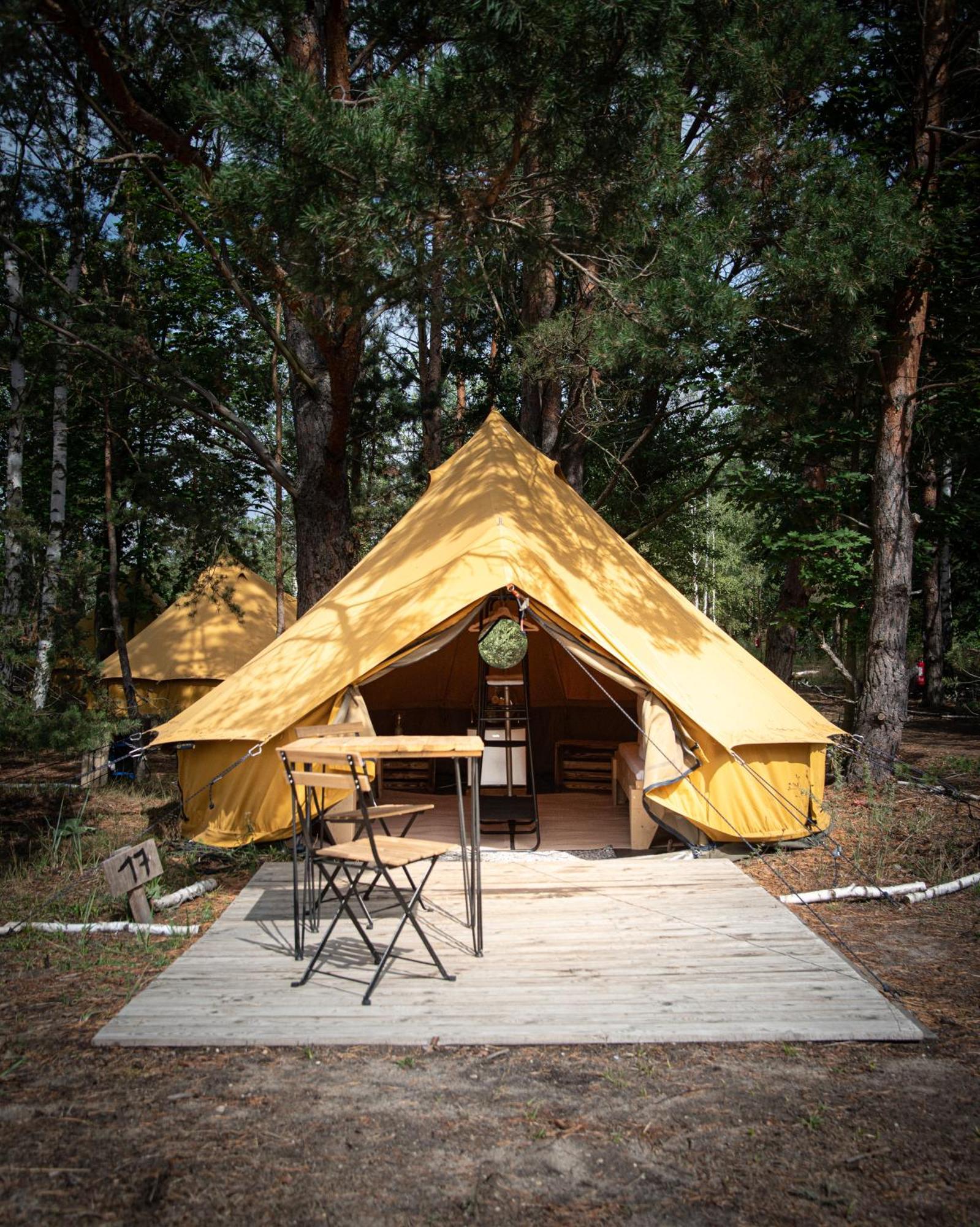 Raus Und Gut Glamping Am Graebendorfer See Drebkau Ngoại thất bức ảnh