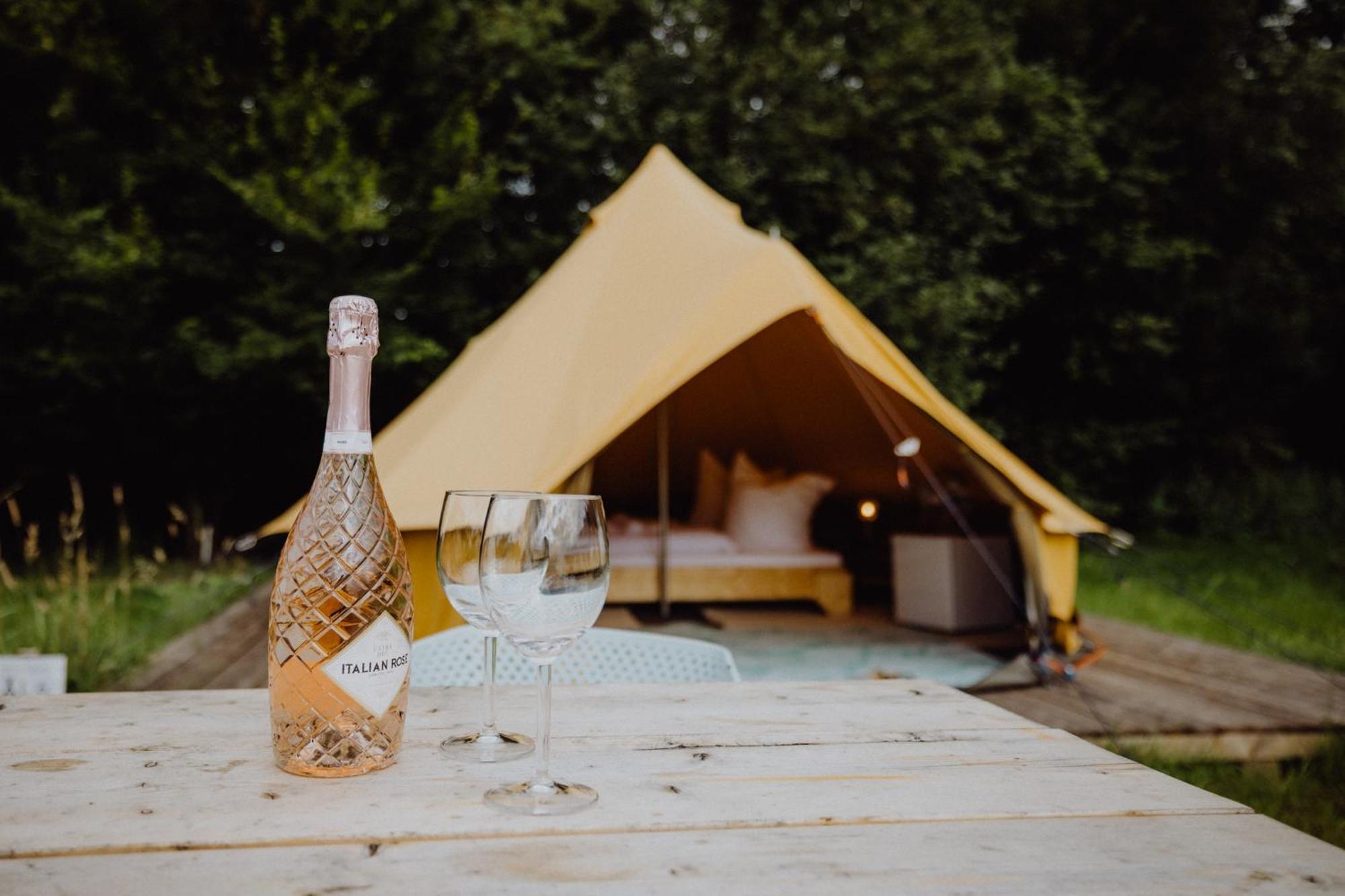 Raus Und Gut Glamping Am Graebendorfer See Drebkau Ngoại thất bức ảnh