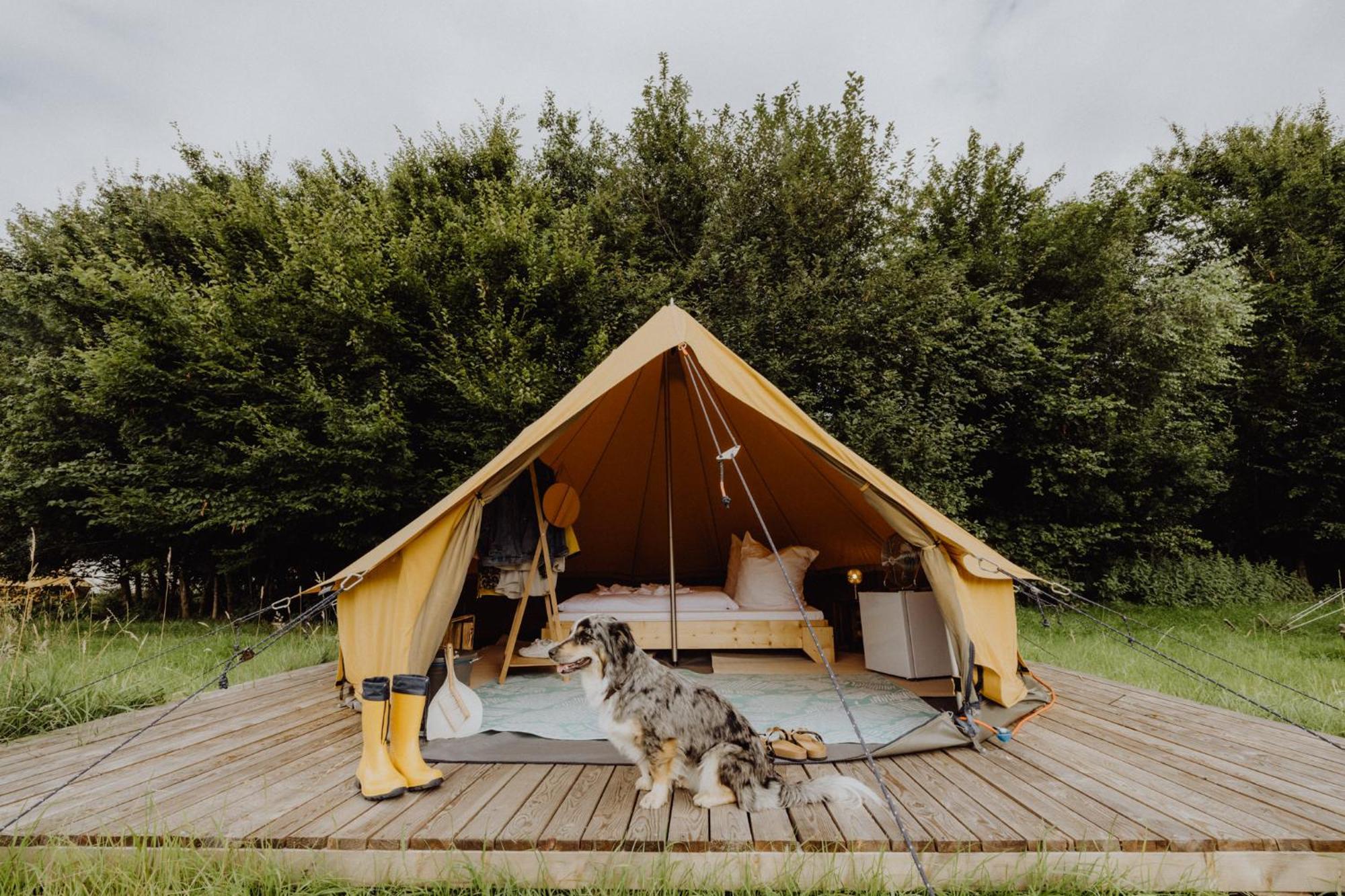 Raus Und Gut Glamping Am Graebendorfer See Drebkau Ngoại thất bức ảnh