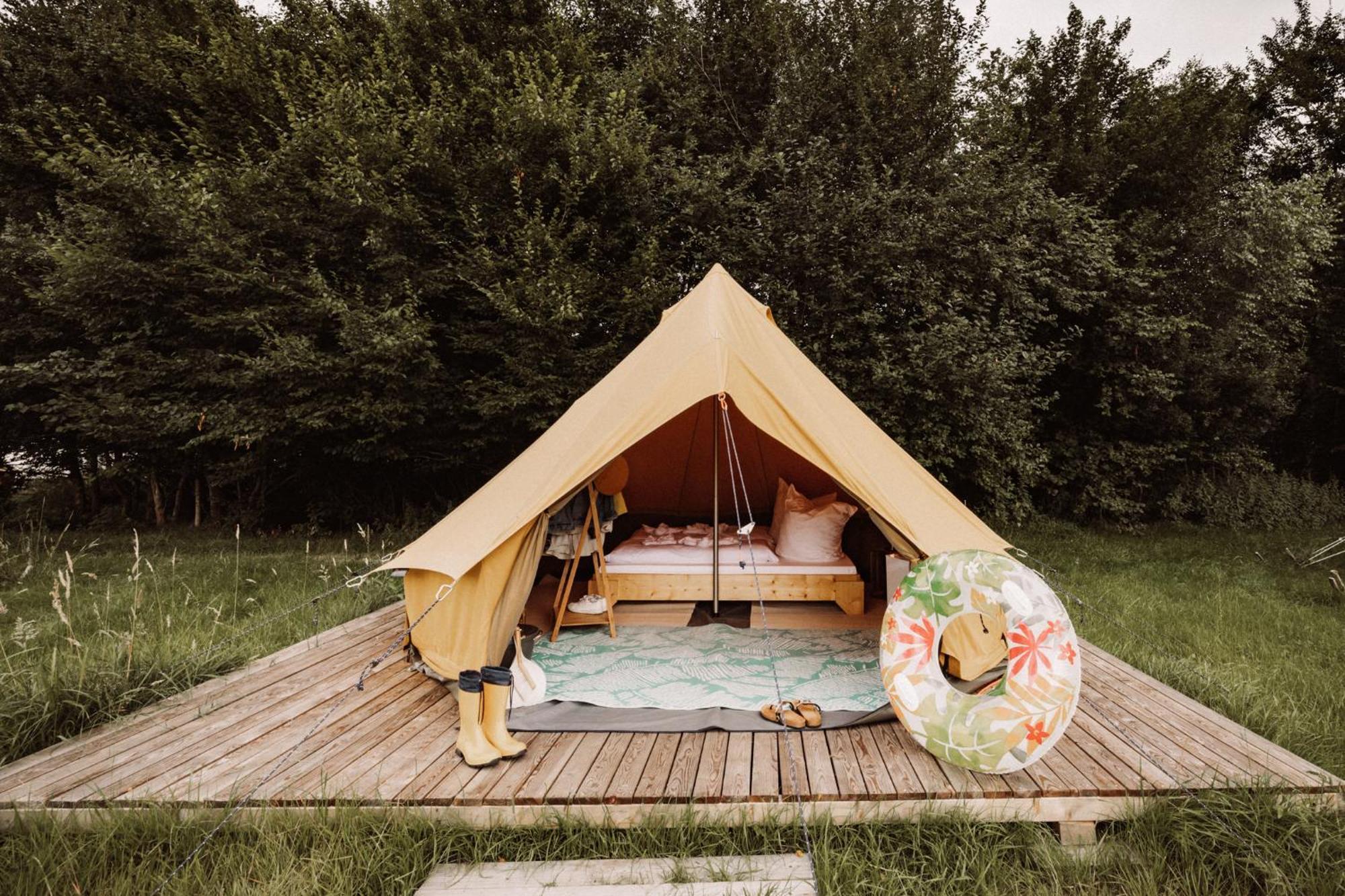Raus Und Gut Glamping Am Graebendorfer See Drebkau Ngoại thất bức ảnh